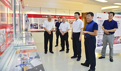 福建省人大常委會黨組書記、副主任張廣敏蒞臨虹潤公司調(diào)研指導